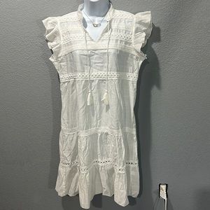 NWT pretty white dress